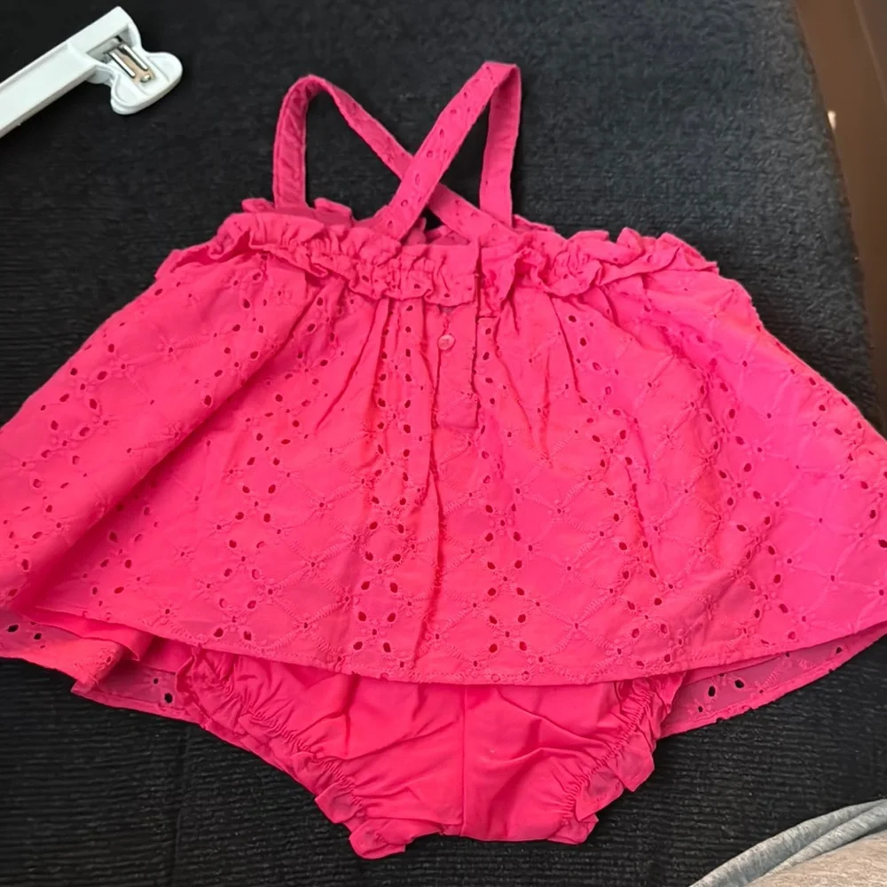 Pink Eyelet Dress for Kids